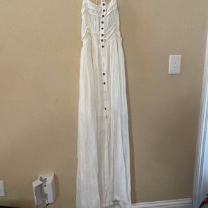 VICI white button up dress